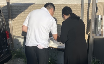 「兵庫県神戸市で深い愛情に包まれた愛犬ちゃんを心を込めてお見送りいたしました」写真